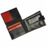 Czarny portfel męski Pierre Cardin RFID skóra naturalna
