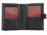 Skórzany klasyczny pionowy portfel Pierre Cardin
