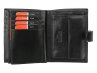 Skórzany klasyczny pionowy portfel Pierre Cardin