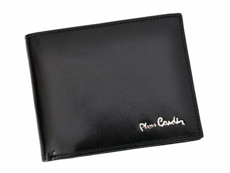 Portfel męski skórzany RFID Pierre Cardin czarny