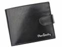 Czarny portfel męski Pierre Cardin RFID skóra naturalna